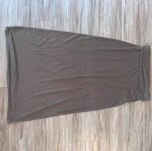 MAURICE'S OLIVE MAXI SKIRT